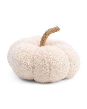 Cozy Faux Fur Pumpkin | TJ Maxx