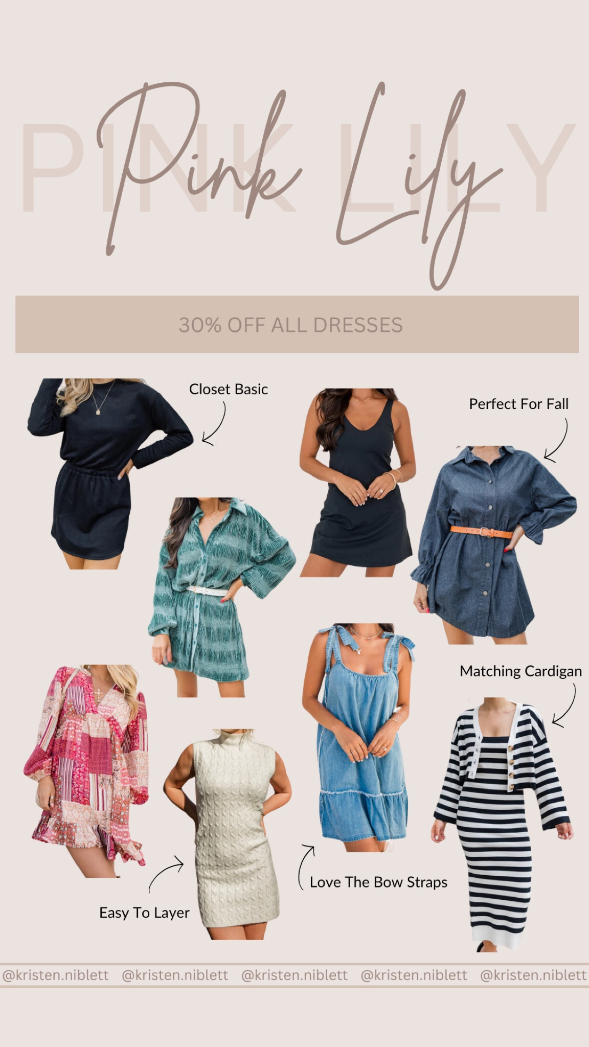 Pink lily is having 30% off dresses!! #salealert #pinklily

#LTKStyleTip #LTKSaleAlert