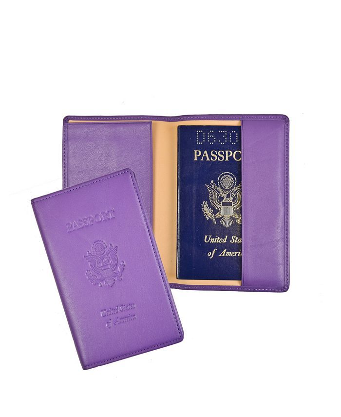 ROYCE New York Men's Passport Seal Embossed RFID Blocking Passport Case & Reviews - All Accessori... | Macys (US)