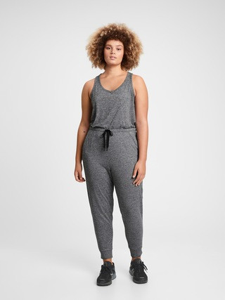 GapFit Brushed Tech Jersey Jumpsuit | Gap Factory
