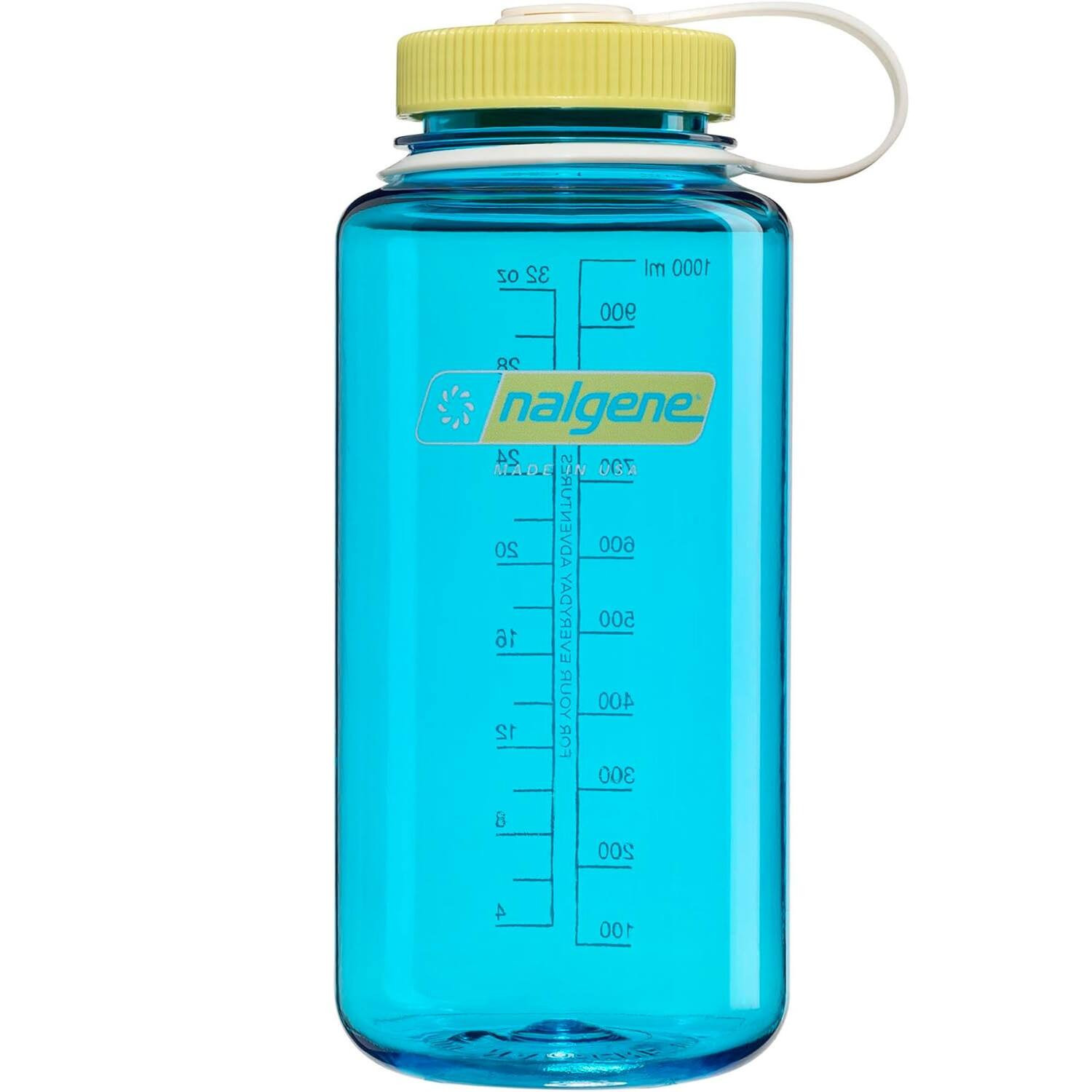 Nalgene - Sustain 16 oz. Wide Mouth Water Bottle - Blue Atoll w/Endive | Best Buy U.S.