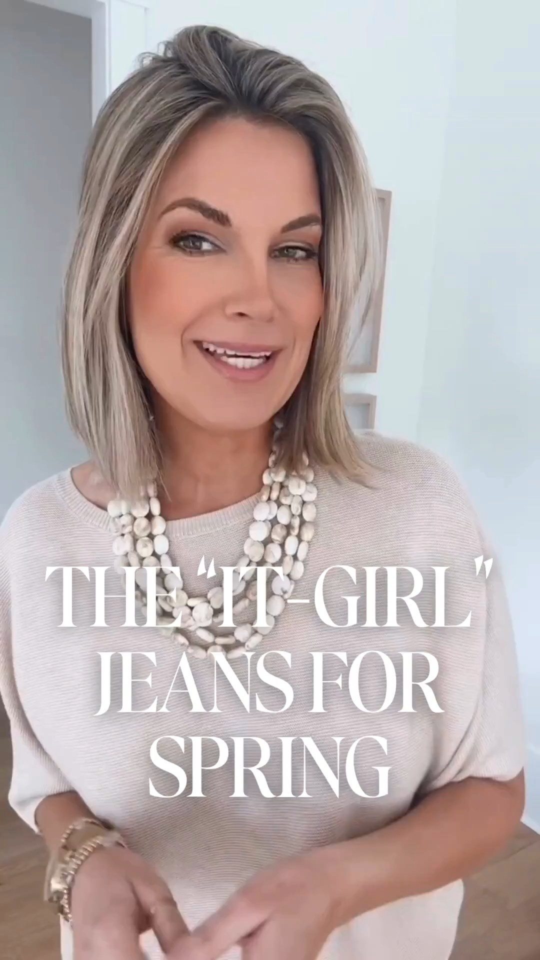 These are THE “it-girl” jeans for spring! Comes in 3 inseams and lots of color options. I am 5’11” wearing 28x30. Marissa is 5’5” in 33x26. If between sizes, go up.

#LTKTall #LTKootd #LTKOver40