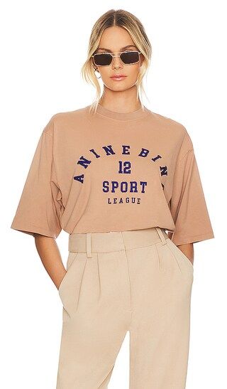 Caden League Tee in in Washed Camel | Revolve Clothing (Global)