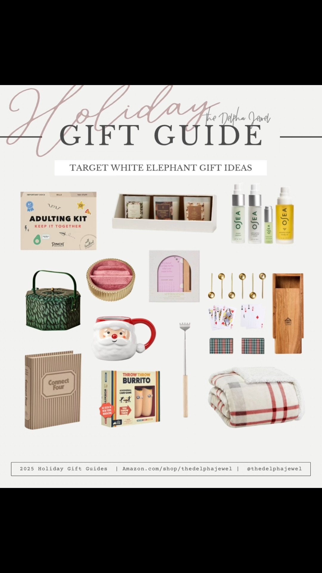 Target holiday gift guide — white elephant gift ideas!

Target gifts, white elephant 

#LTKGiftGuide #LTKSeasonal #LTKHoliday