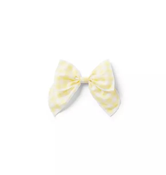 Gingham Bow Barrette | Janie and Jack