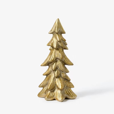 Medium Antiqued Ceramic Tree Gold - Threshold™ designed with Studio McGee | Target