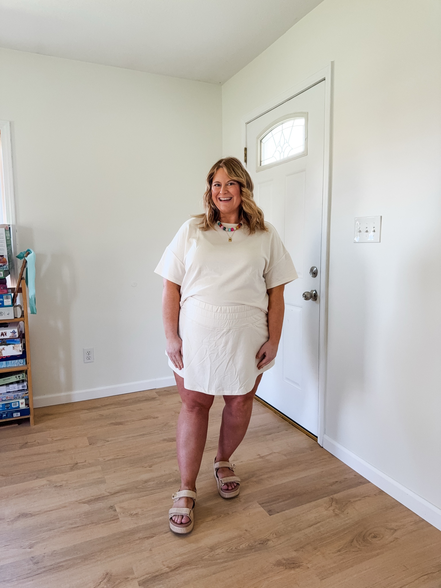 Wearing an XXL in my matching skort set

#LTKootd #LTKMidsize #LTKBump