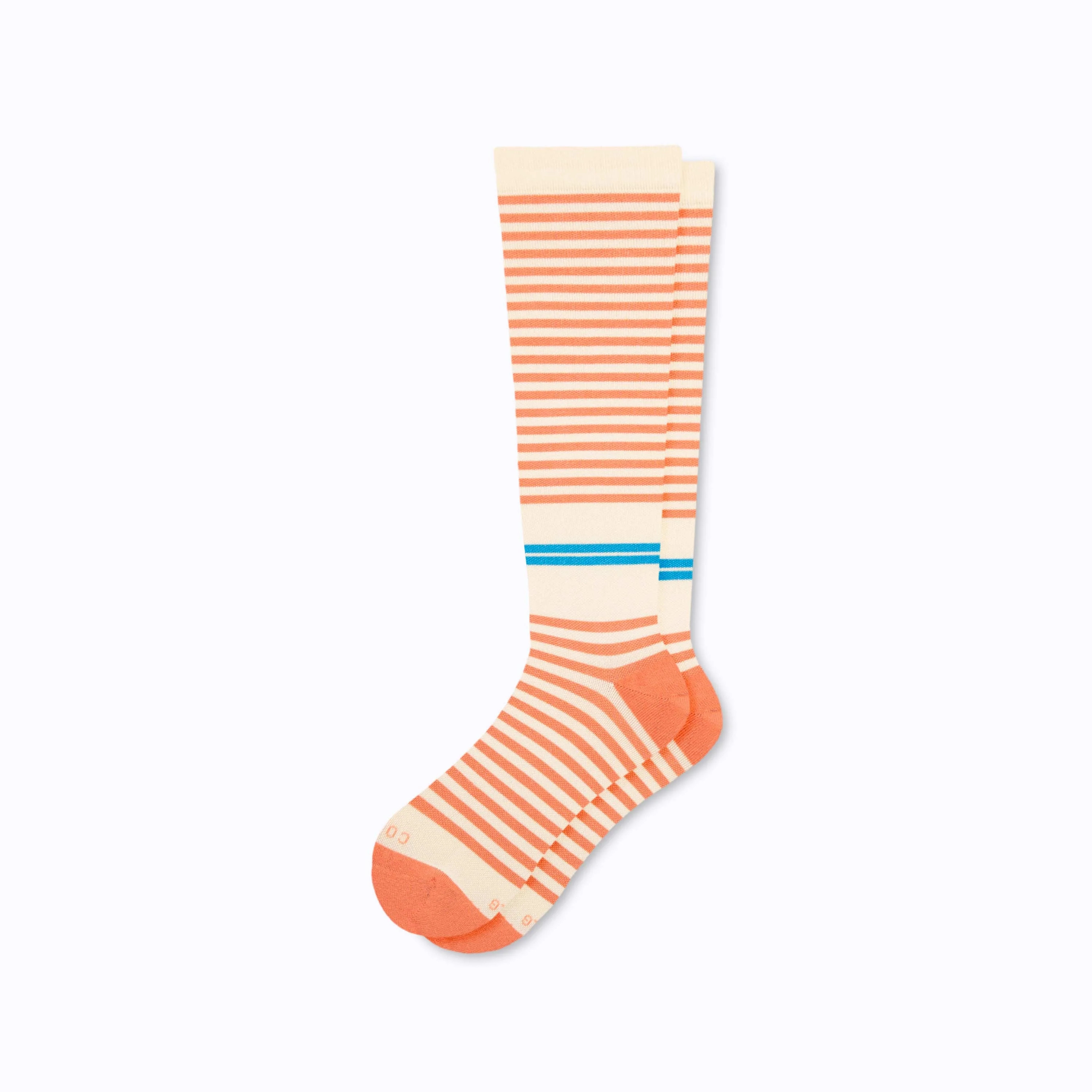 CloudCotton Compression Socks – Cream/Terra Cotta | Comrad