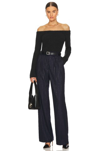 Cropped Bare Shoulder Sweater
                    
                    FRAME
                
   ... | Revolve Clothing (Global)