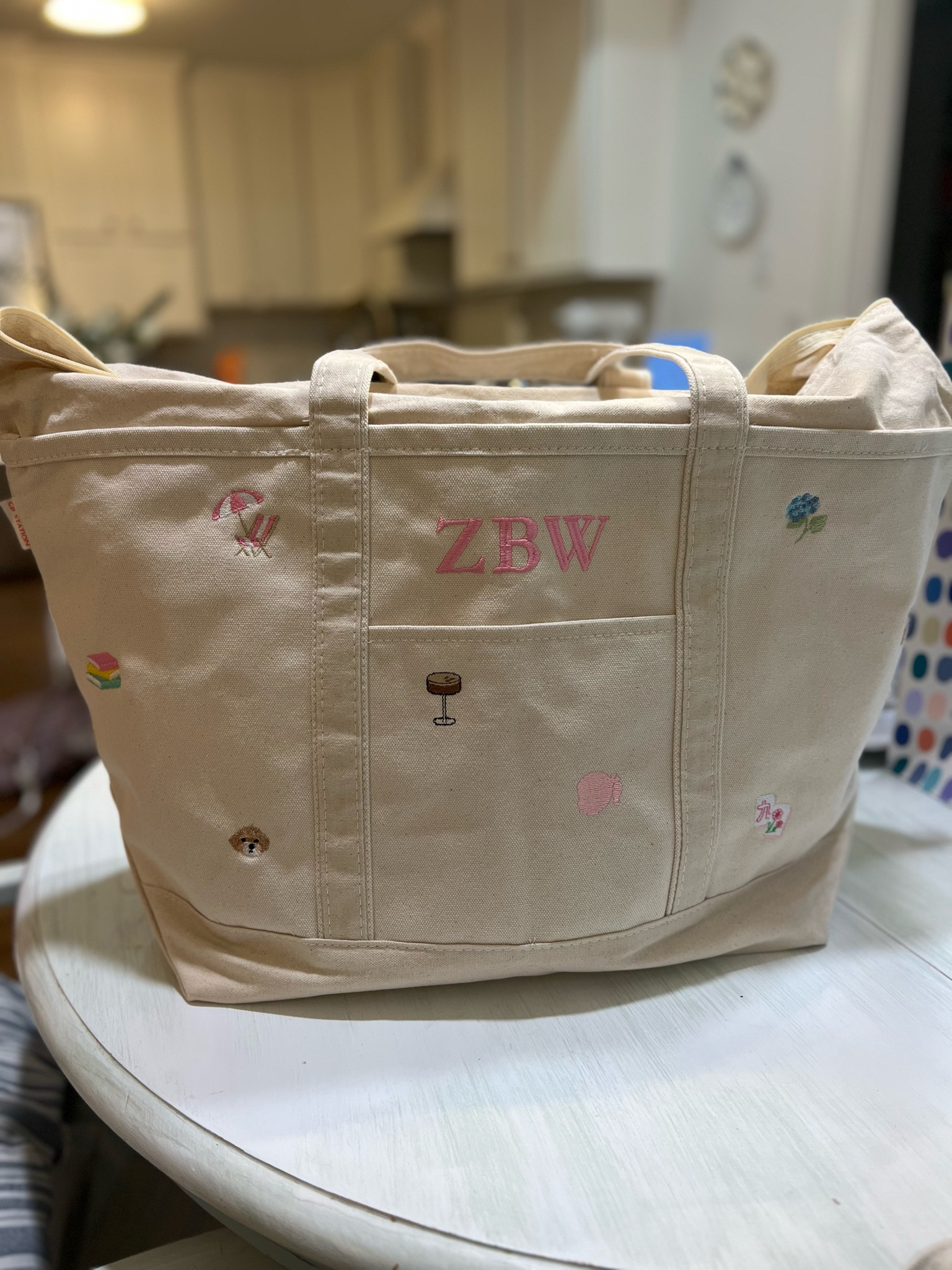 The cutest little icon tote! So many options - I chose some of my favorite things! Planning to use this as my mahjong bag but will probably use it for so much more  

#LTKmomlife