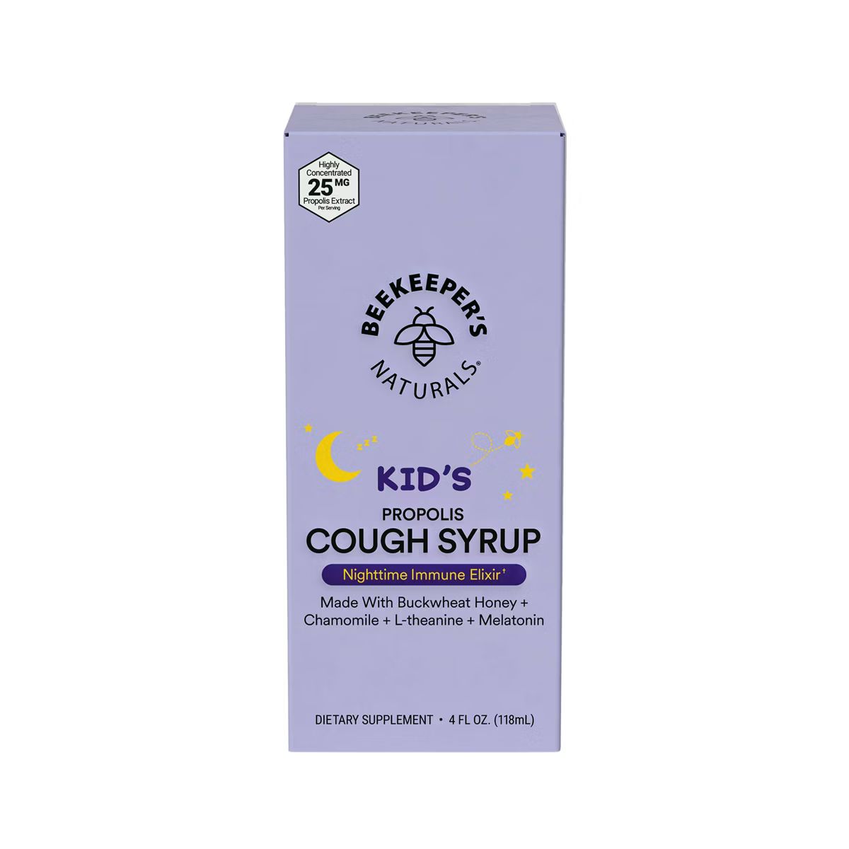 Beekeepers Naturals Kids' Nighttime Propolis Cough Syrup - 4 fl oz | Target