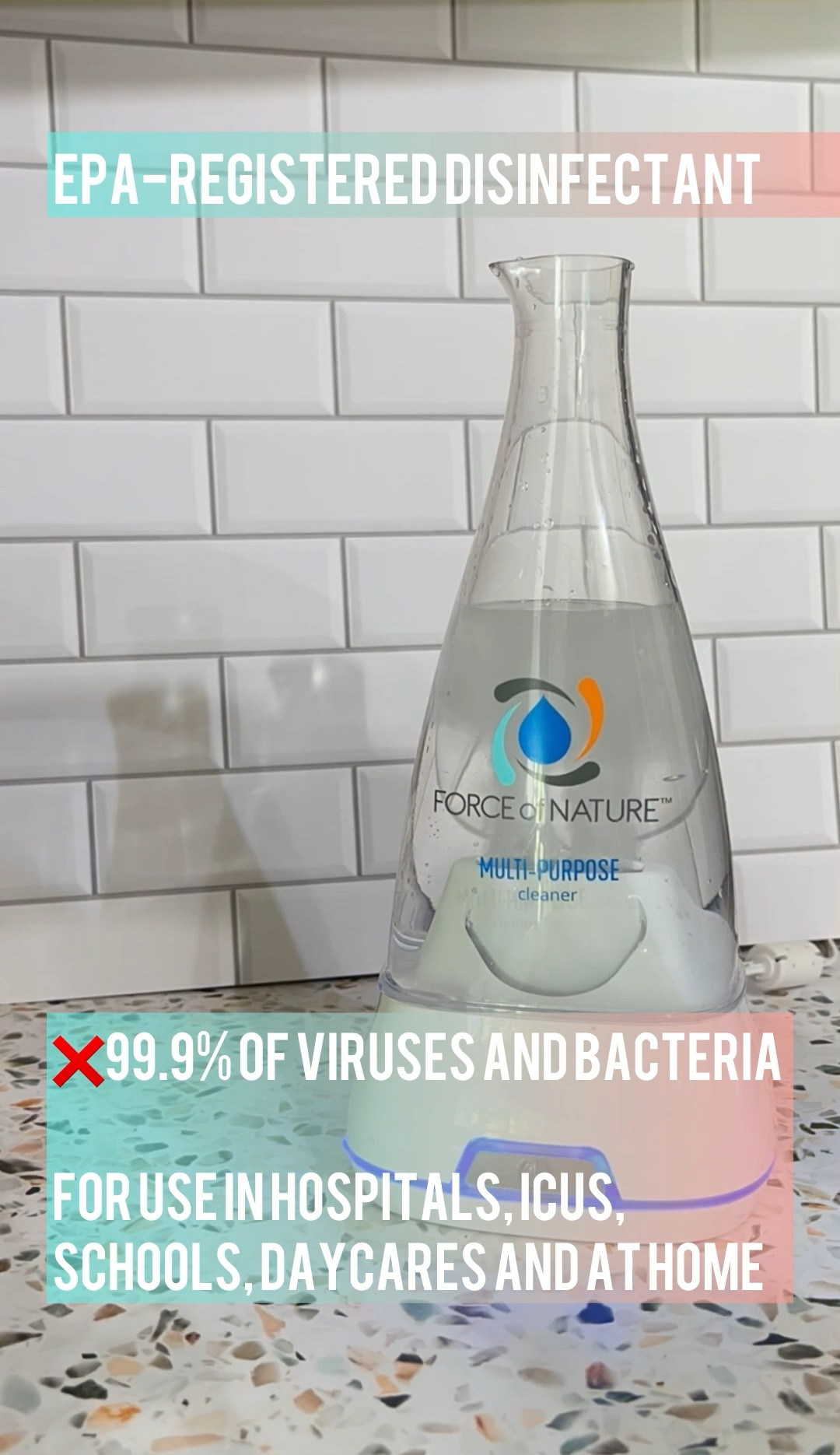 It’s the beginning of the week, so it’s time for our weekly reset, and I start by preparing a fresh batch of our families, favorite all in one cleaner that disinfect and sanitizes. 

I love that it is all natural, made of salt, water, vinegar that has been electrolyzed to give it cleaning power that is safe and gentle for use in cleaning hospitals, schools, and daycare, as well as our home. 

It is also food and plant safe, so I find it effective for keeping pests out of my house plants as well as keeping our hydroponic garden water clean! 

I start a load of laundry when I turn on this device to make my cleaner, and then it can be used for sanitizing hard surfaces, as well as deodorizing soft surfaces like rugs and upholstery  

#LTKVideo #LTKfamily #LTKhome