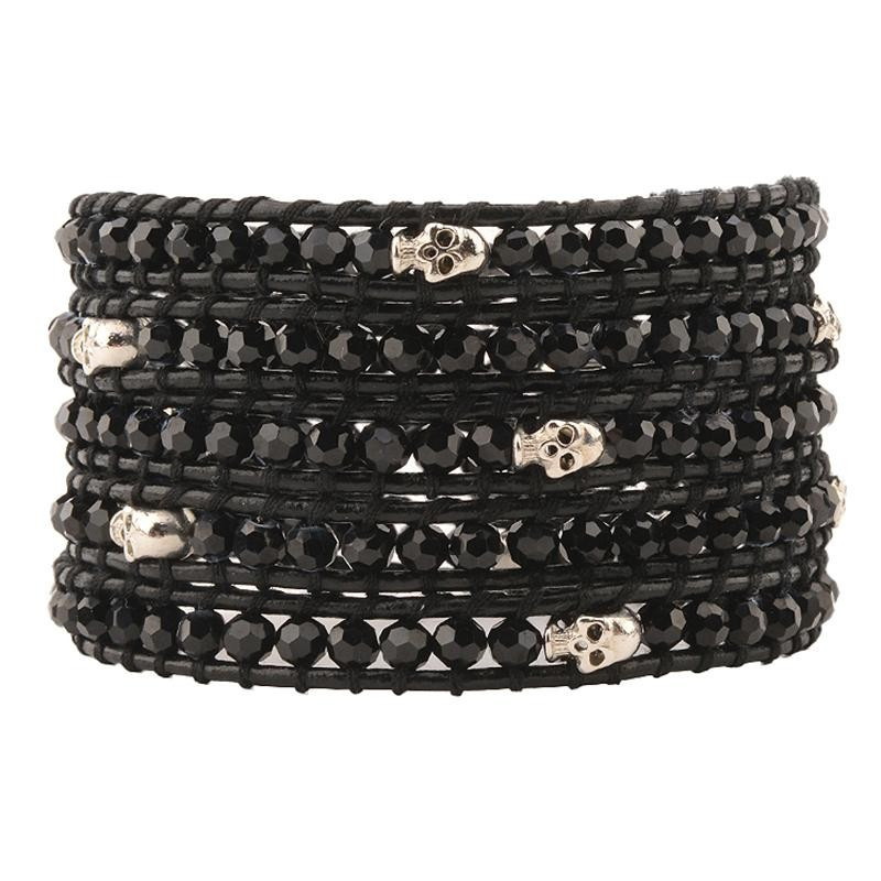 Midnight Mist with Skulls on Black | Victoria Emerson