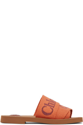 Orange Woody Mules | SSENSE