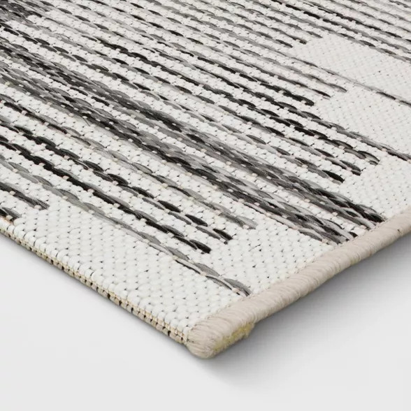 Graphic Steps Outdoor Rug Black - Project 62™ | Target