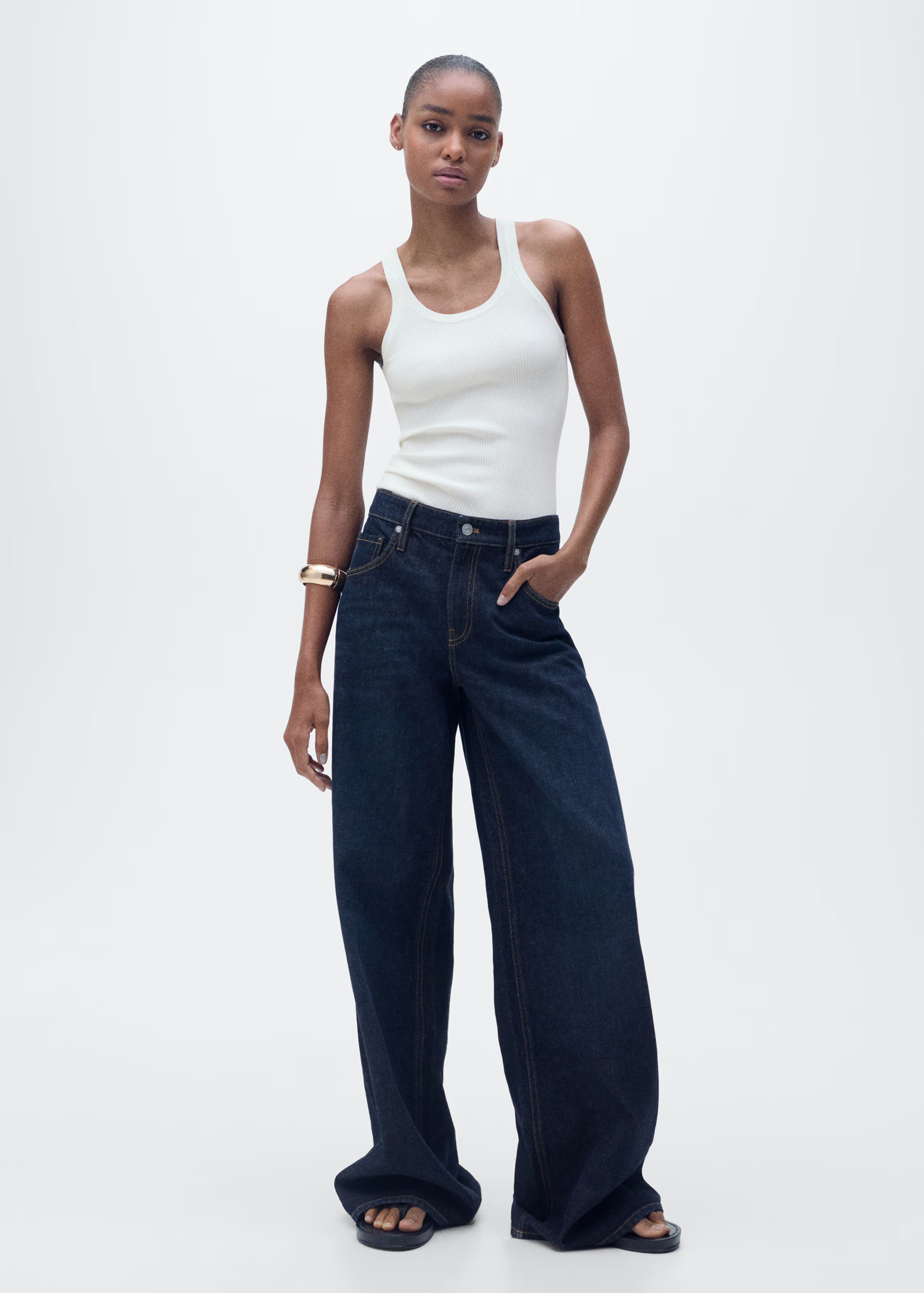 Ribbed knit top - Women | MANGO USA | Mango (US/MX/AU)