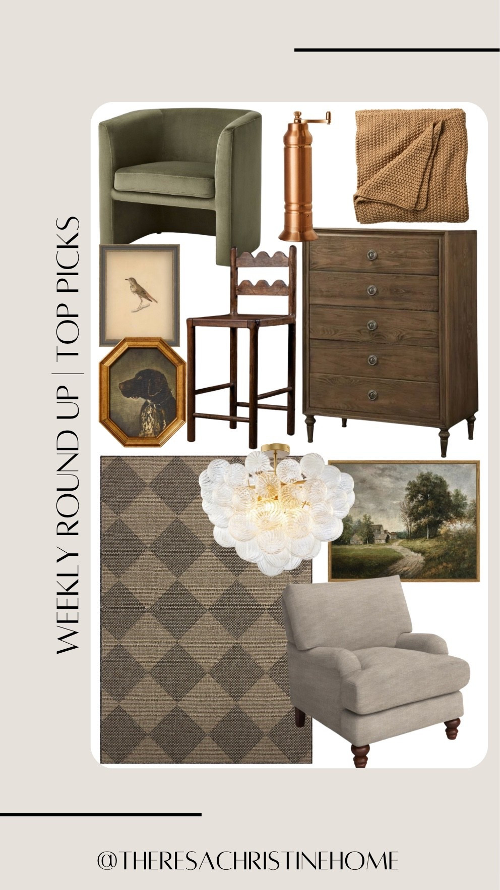 Weekly round up top picks! 

Light fixture, kitchen, rug, dresser, art, chair, home decor 

#LTKFindsUnder100 #LTKSaleAlert #LTKHome