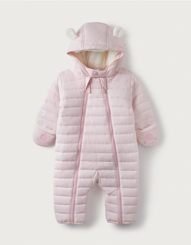 Pink Quilted Pramsuit
    
            
    
    
    
    
    
    
            2 reviews
    
... | The White Company (UK)