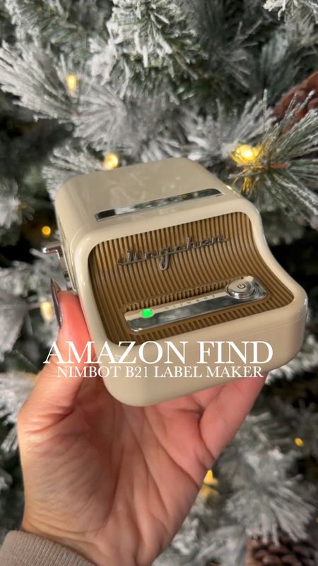 Love this label maker and love the vintage look! NIIMBOT b12 home label printer, gift idea, stocking stuffer, organization hack 
✨ Use my code stylishB21 for an additional 30% off on top of the 10% coupon they have right now 


#LTKfindsunder50 #LTKGiftGuide #LTKHoliday