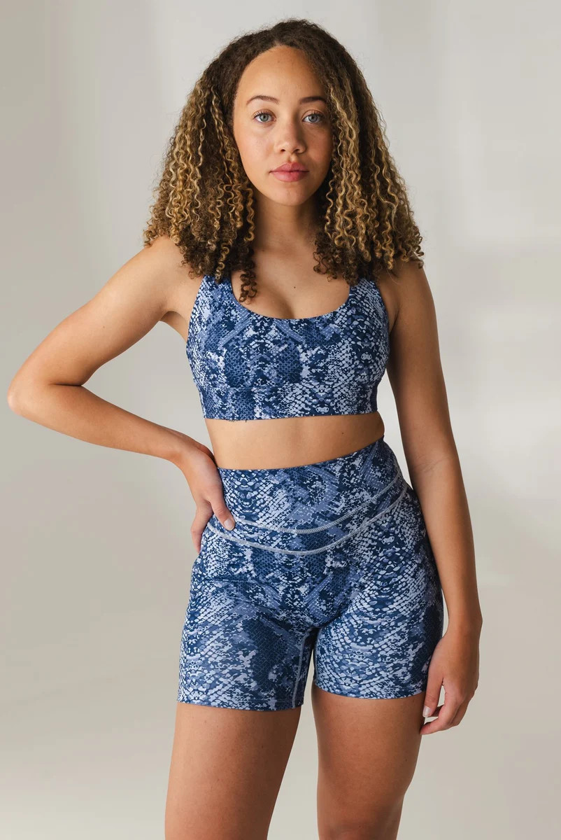 Vitality Revive Racer Bra - Sapphire Serpent | Vitality