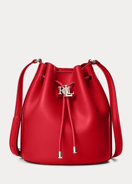 Leather Medium Andie Drawstring Bag | Ralph Lauren (UK)