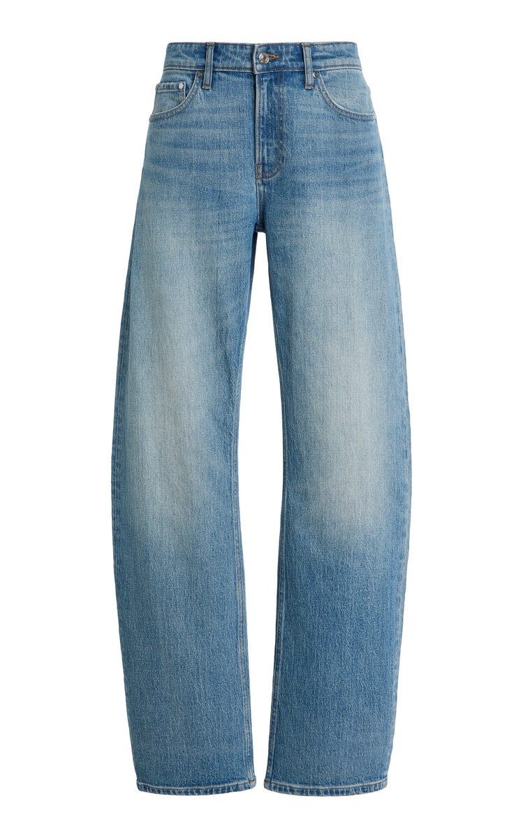 Alida Rigid Mid-Rise Loose Bowed-Leg Jeans | Moda Operandi (Global)