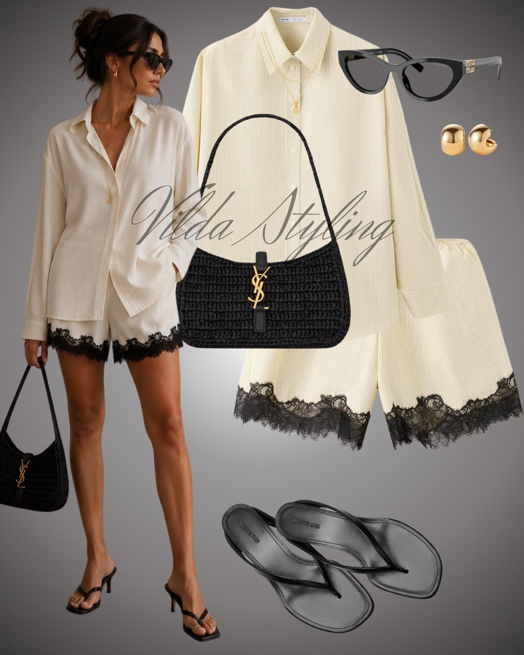 Elevated summer neutrals with a chic twist. 🖤🤍

This yellow striped matching set with lace trim is effortlessly elegant. Styled with black accessories for a timeless look you’ll wear on repeat.

✨ Shop the look on my LTK.

#LTKStyle #MatchingSet #SummerOutfit #NeutralStyle #CreamOutfit #LaceTrim #ResortWear #VacationStyle #EffortlessChic #MinimalStyle #ClassicFashion #EverydayOutfit #OOTD #SummerFashion #StyleInspo

#LTKsummer #LTKtravel #LTKstyletip