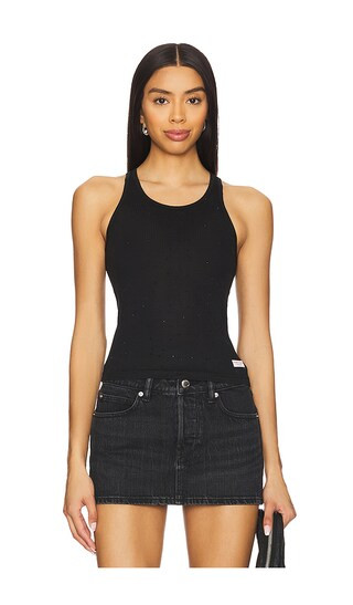 Hotfix Classic Racer Tank in Black | Revolve Clothing (Global)