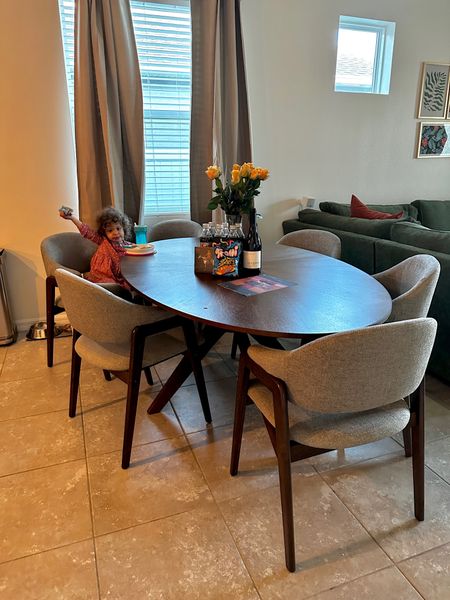 Affordable dining chairs linked below! The table is the Article Conan Dining Table 

#LTKhome