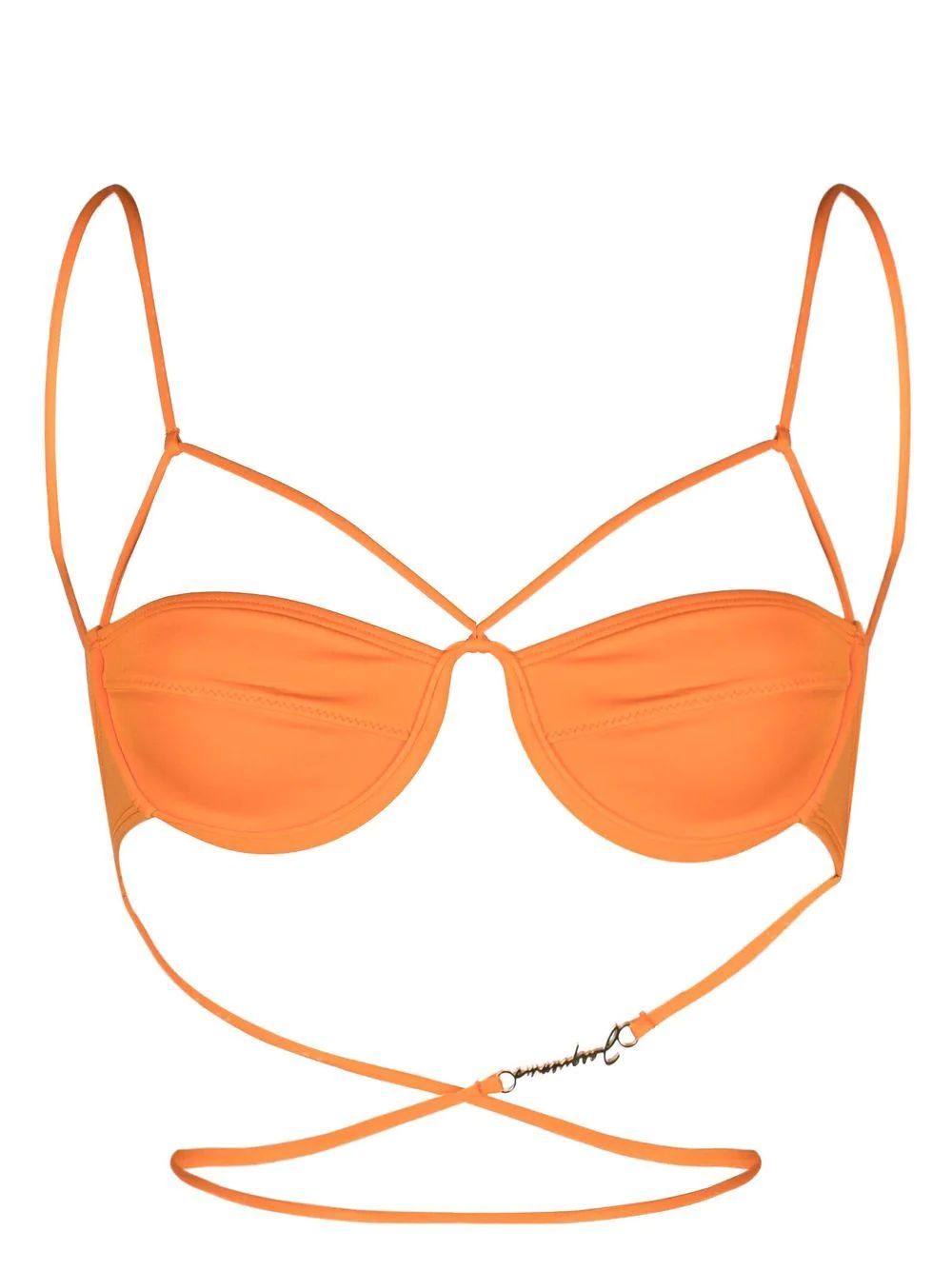 Jacquemus logo-plaque Bikini Top - Farfetch | Farfetch Global