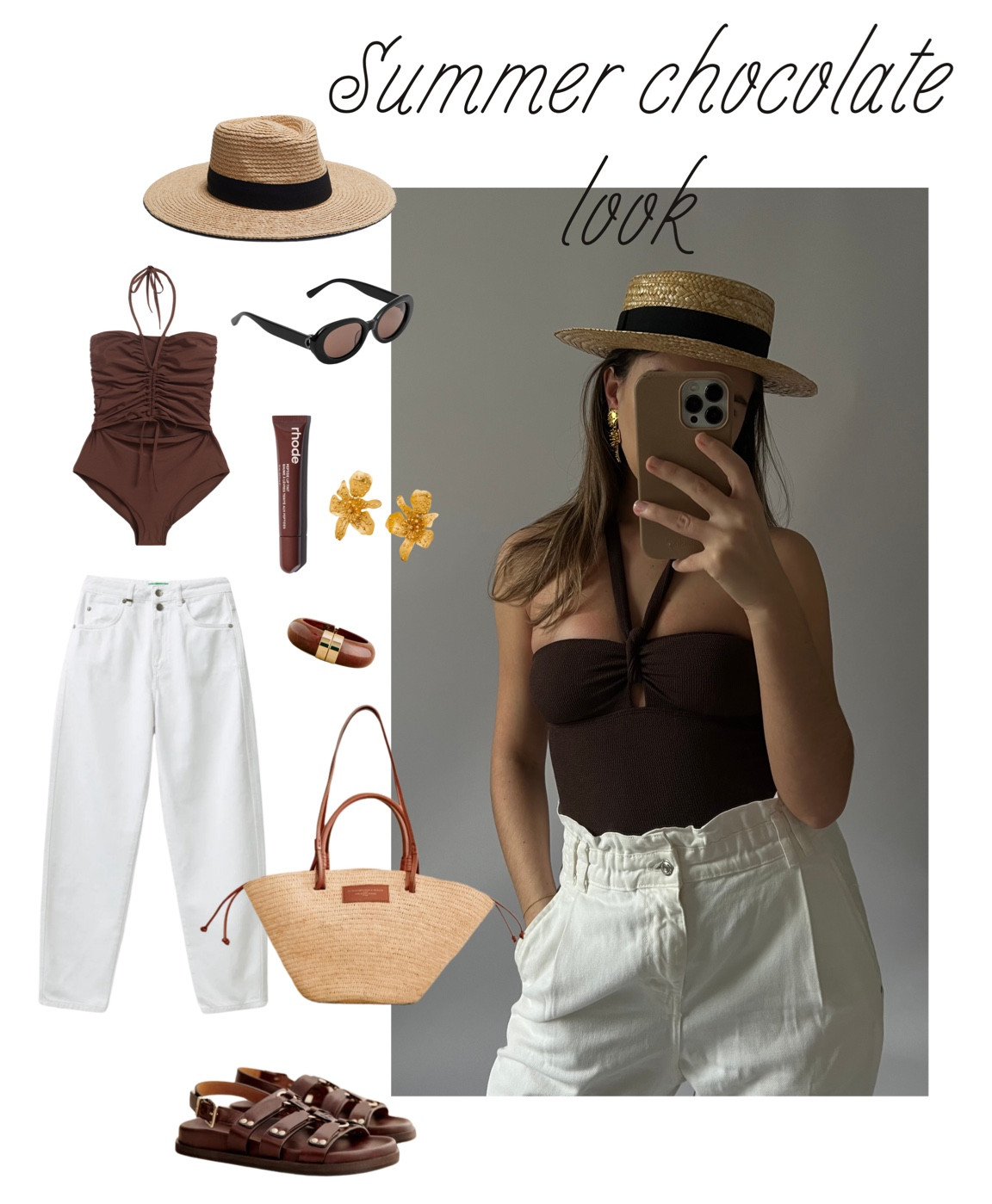 Summer chocolate look🤎🍫