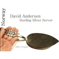 David Andersen Norway Sterling Silver Server. Vintage Circa 1960S. 83 Grams. Beautiful For Wedding, Party, Anniversary, Birthday, Shower | Etsy (US)