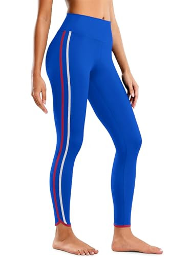 Aoysky Womens Buttery Soft Workout Leggings 25" Side Stripes High Waisted Full Length Yoga Leggin... | Amazon (US)