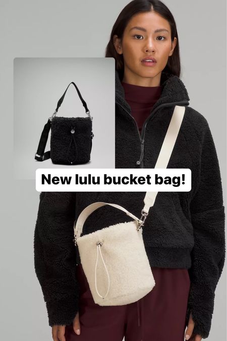 New fleece bucket bag at lululemon 

#LTKitbag #LTKGiftGuide #LTKunder100