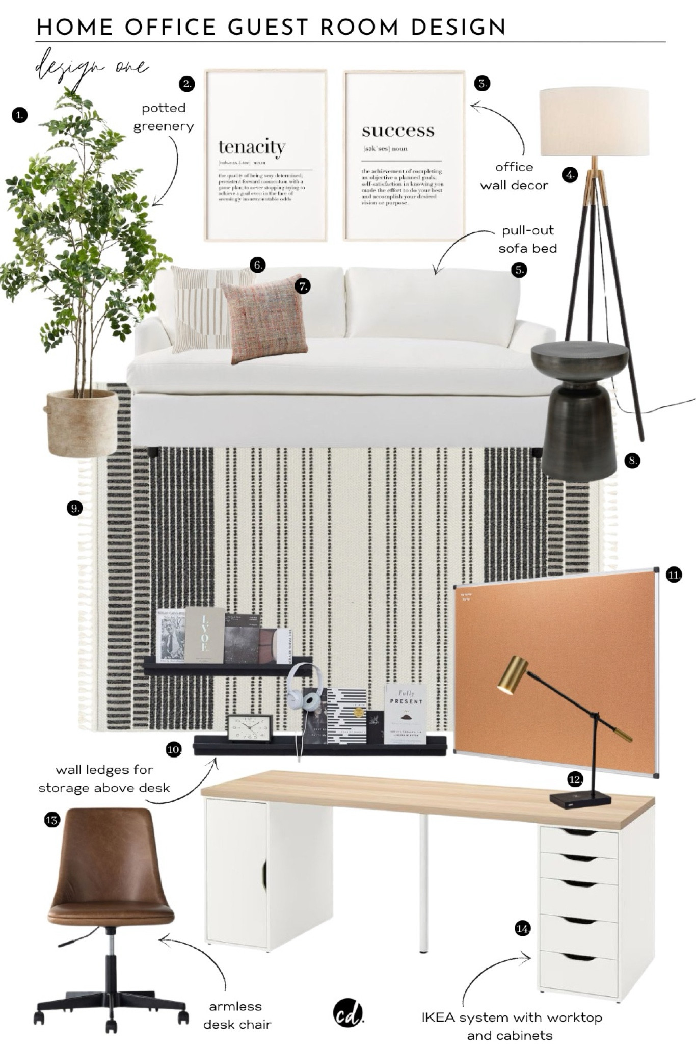 Home Office Guest Room Design 

#LTKHome