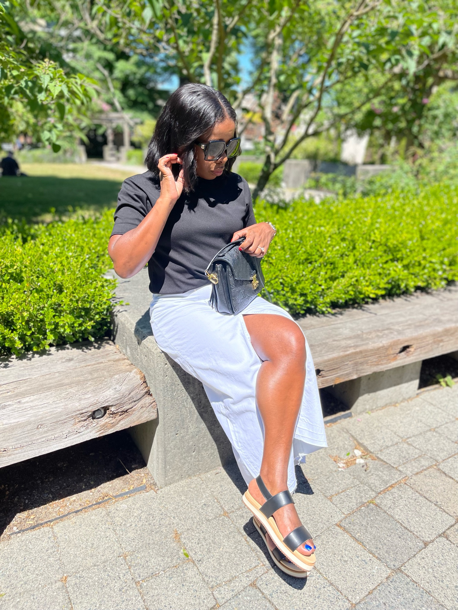 Love a maxi denim skirt 

#LTKxMadewell #LTKover40 #LTKsalealert