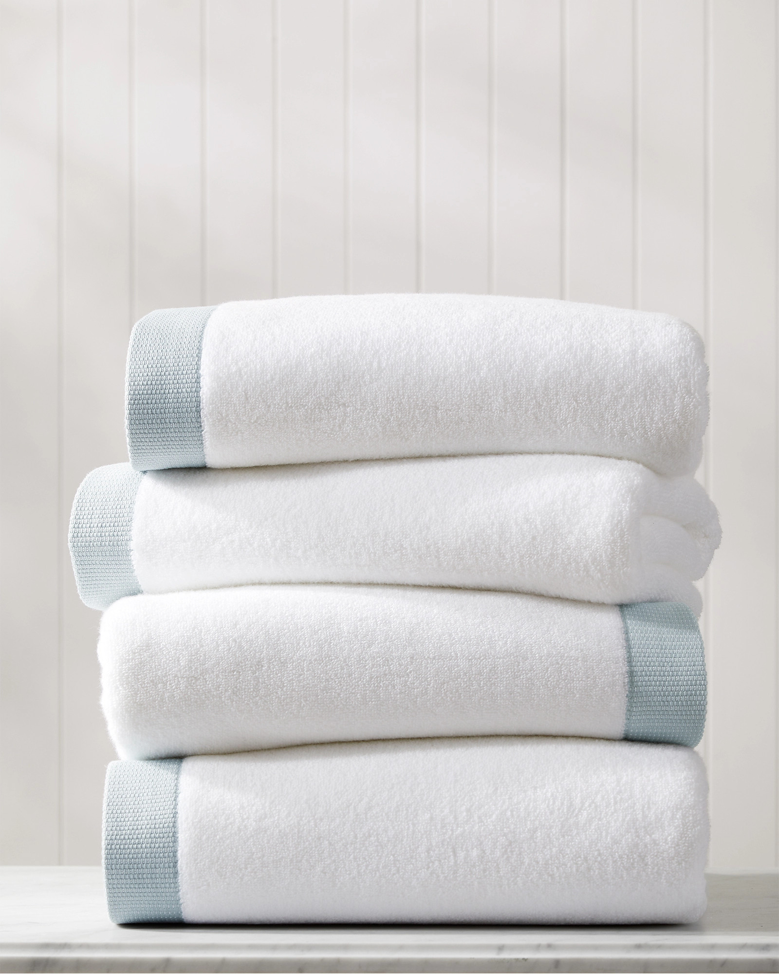 Sonoma Banded Bath Towel Collection | Serena and Lily