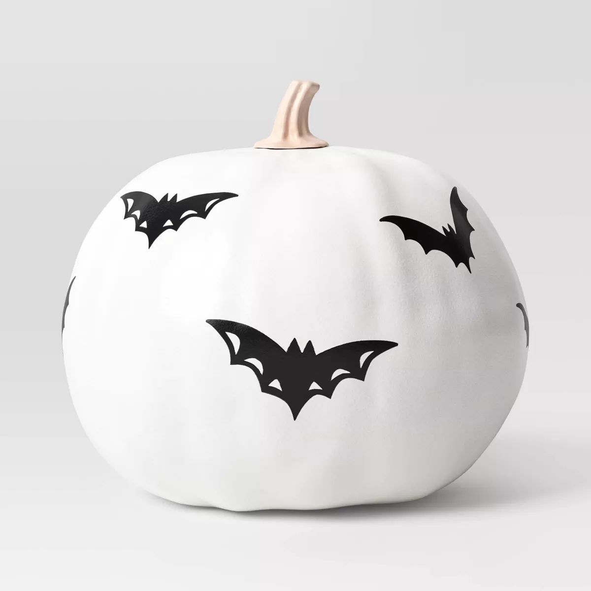 7.25" Foam Painted Pumpkin with Bats Halloween Decorative Sculpture - Hyde & EEK! Boutique™ | Target