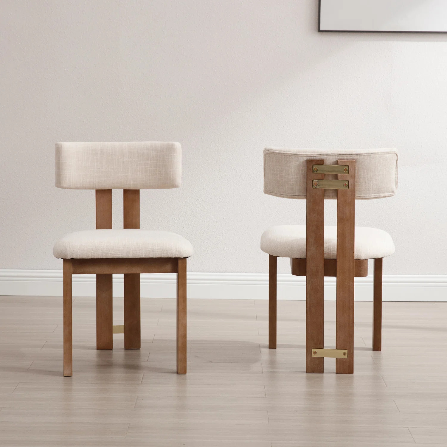 Mahkar 19'' H Upholstered Side Chair (Set of 2) | Wayfair North America