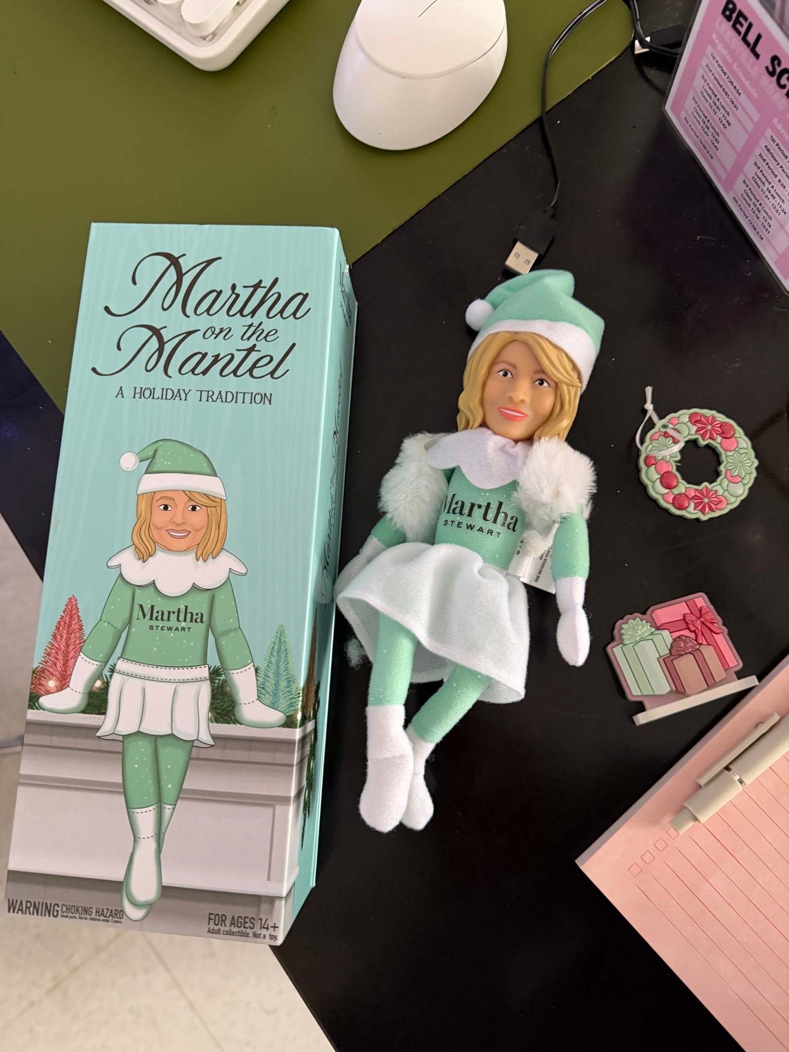 My favorite Christmas Decor! Martha on the Mantle 🩵❄️ #christmasdecor 

#LTKHoliday #LTKCyberWeek #LTKdayinmylife