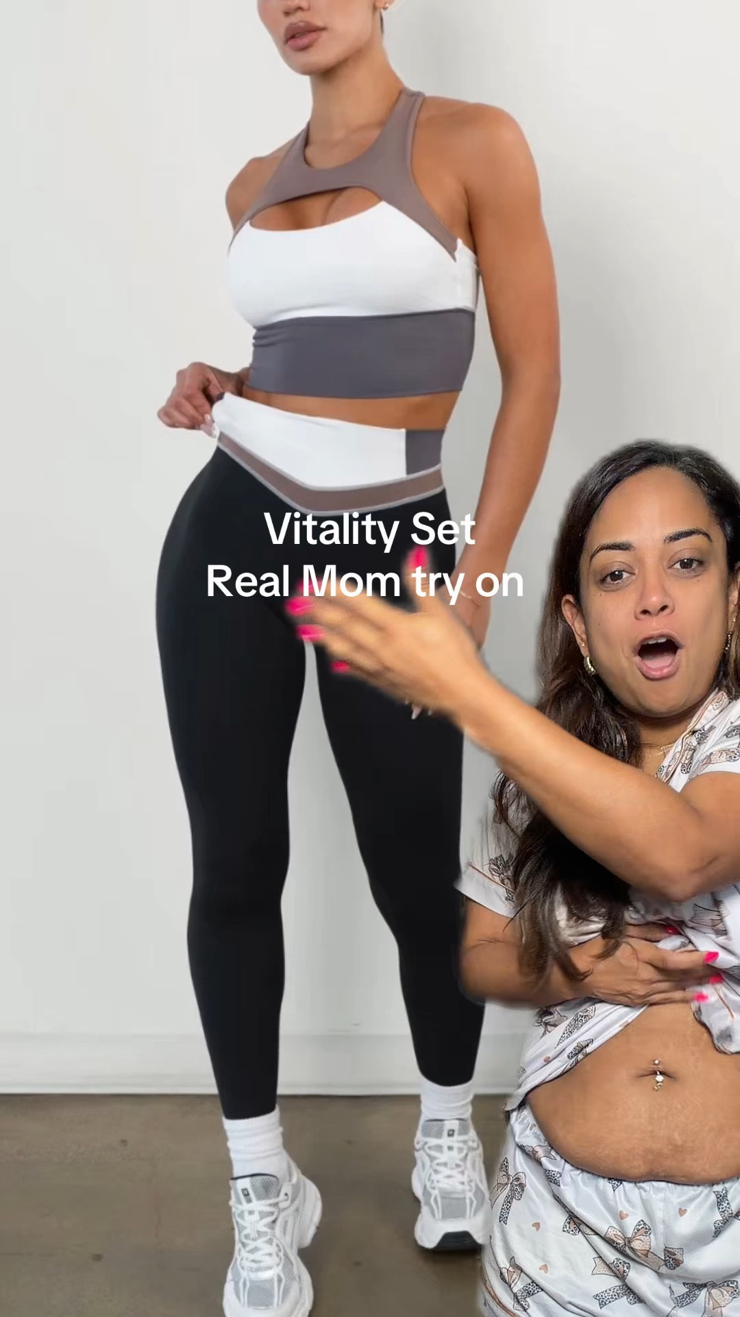 cute high quality gym outfit on a real apron belly mom try on @Vitality 

#LTKActive #LTKMidsize #LTKfitnessgoals