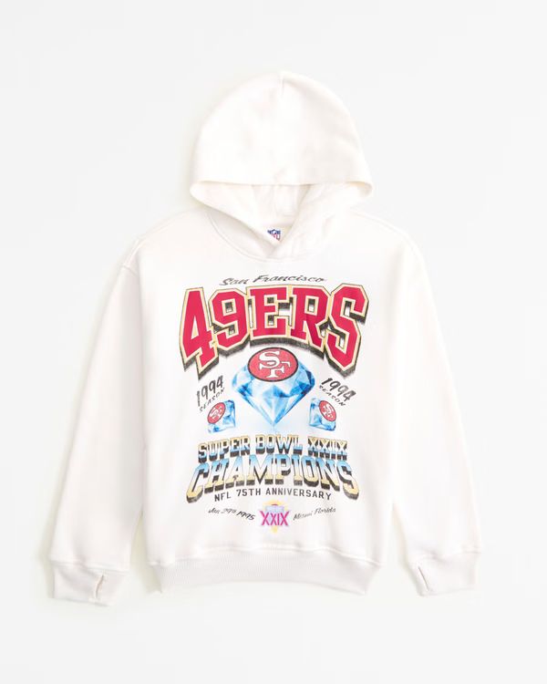 san francisco 49ers graphic popover hoodie | Abercrombie & Fitch (US)