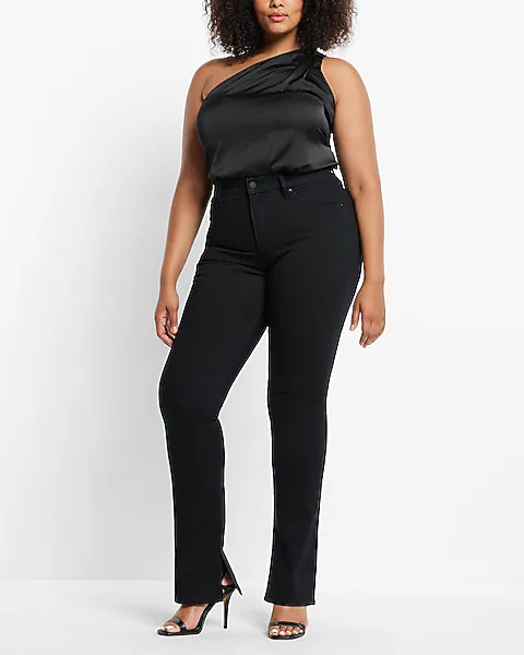 Mid Rise Black Skyscraper Jeans | Express