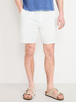 Twill Jogger Shorts -- 7-inch inseam | Old Navy (US)