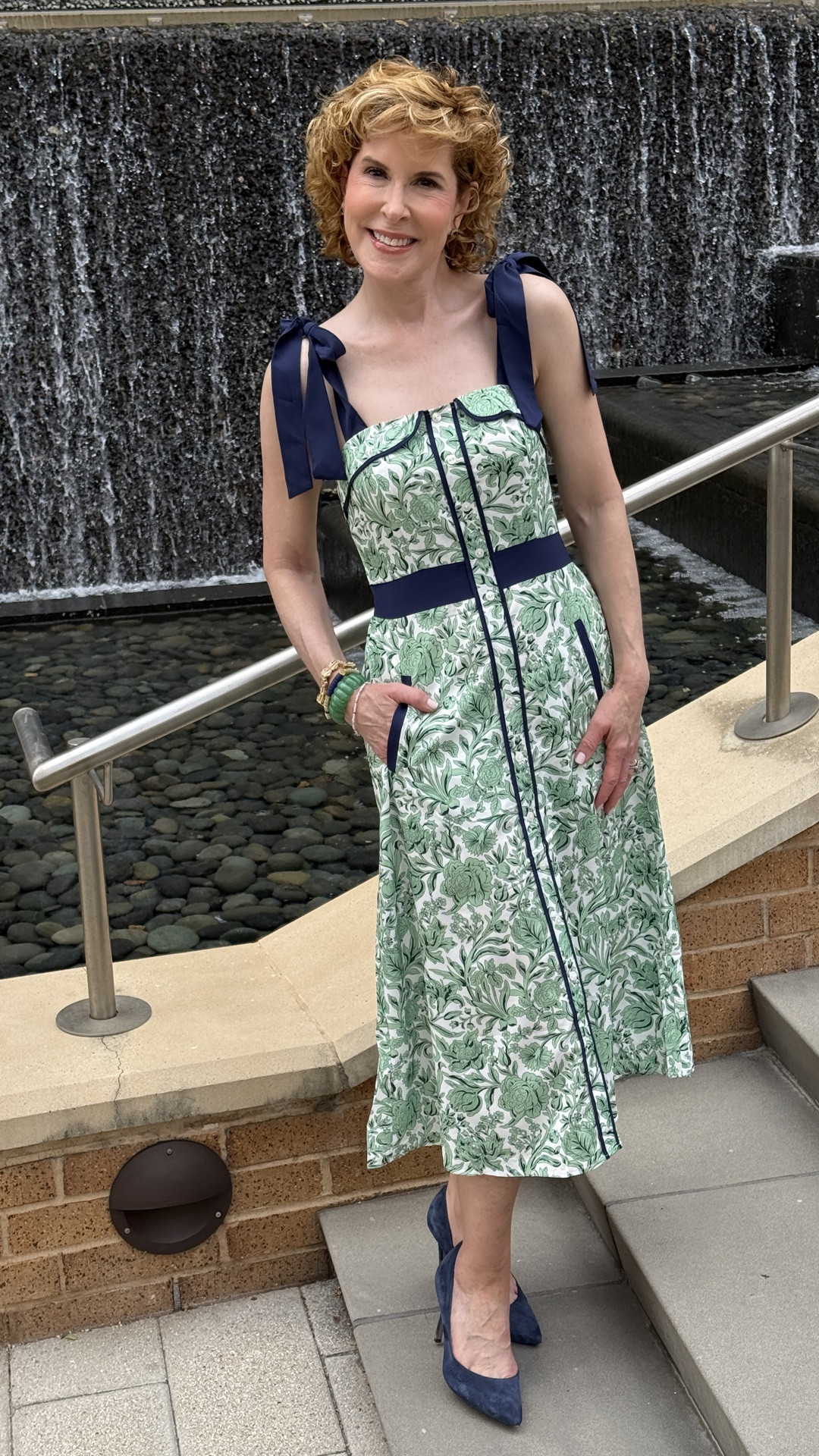 This floral midi dress is as versatile as it is pretty! Dress it up with pumps for weddings and special occasions, or style it with sandals for vacations and resort dinners. It features adjustable tie straps, a flattering smocked bodice, pockets, and comes in nine gorgeous color combinations.

#LTKOver40 #LTKWedding #LTKSeasonal