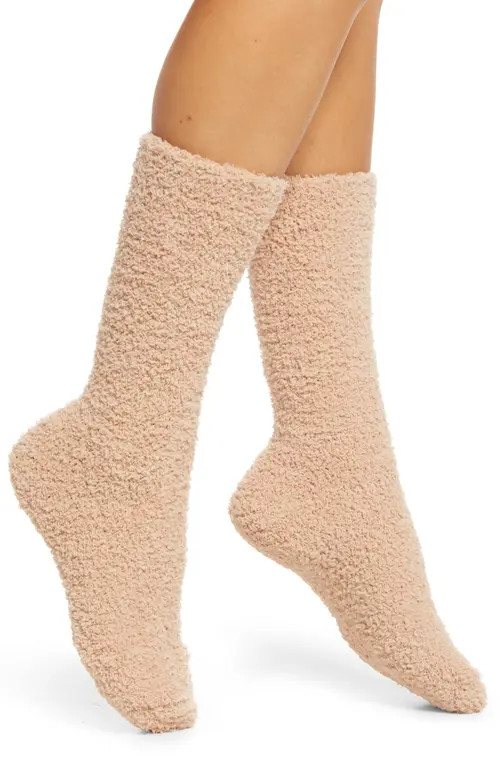 barefoot dreams CozyChic® Socks in Soft Camel at Nordstrom | Nordstrom