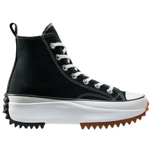 Converse Womens Converse Run Star Hike Platform High Top - Womens Shoes Black/White Size 7 | Foot Locker (US)