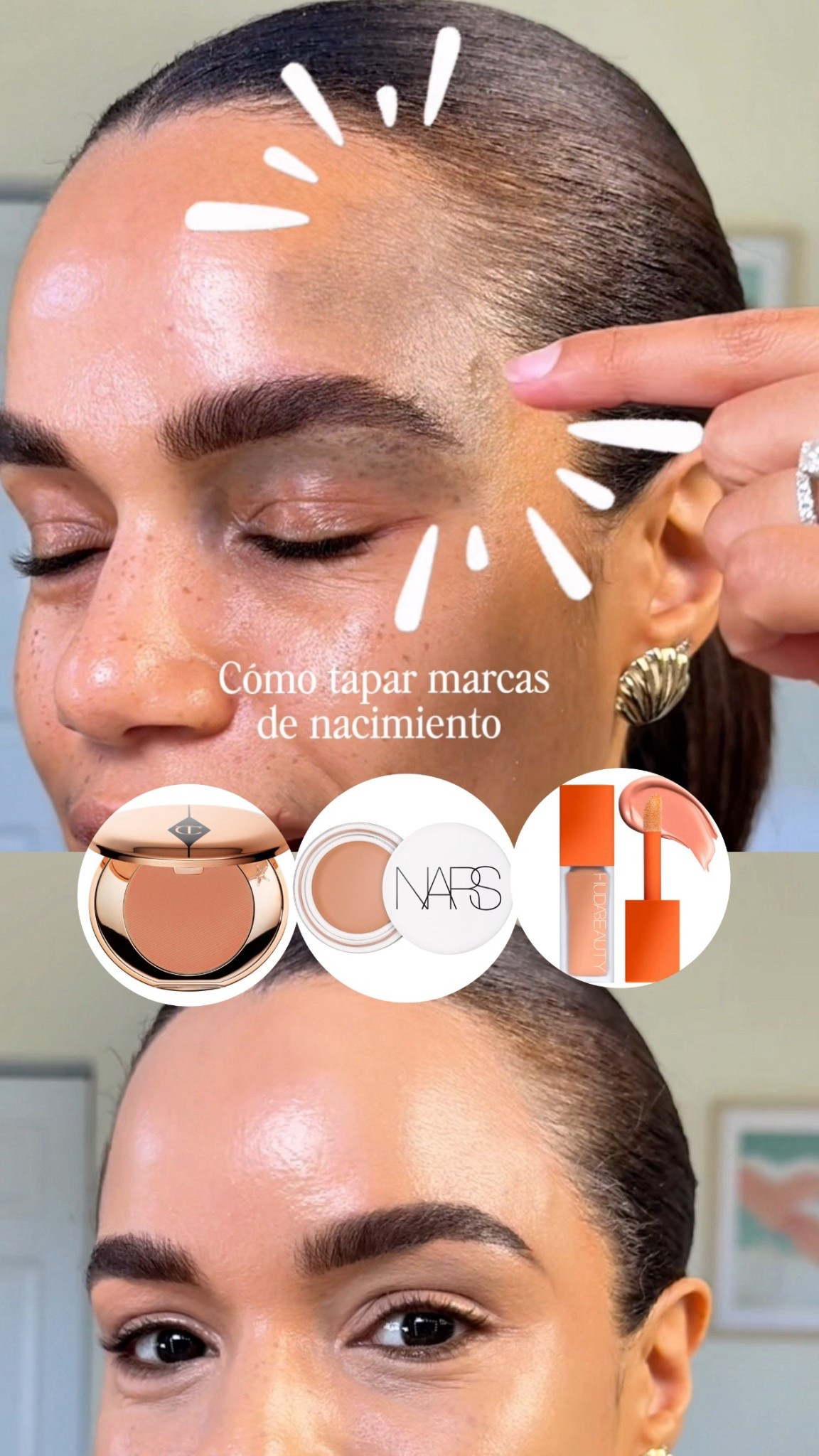 Usa estos correctores si quieres tapar marcas de nacimiento✌️☺️ sirve para tapar ojeras muy oscuras y moretones.

#LTKBeauty