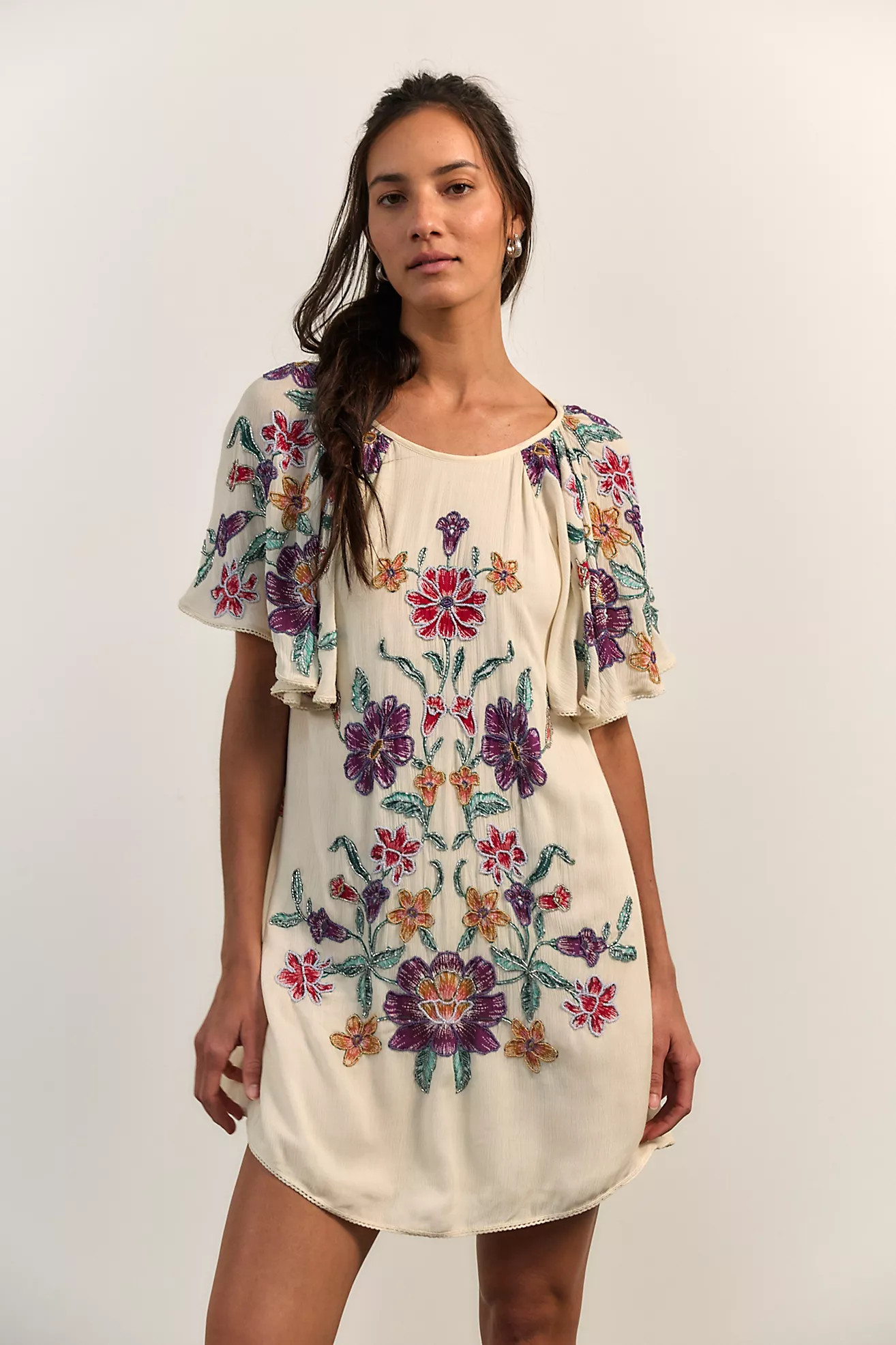 Tropics Beaded Mini Dress | Free People (Global - UK&FR Excluded)