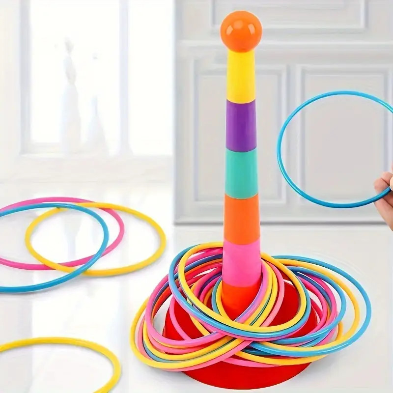 (random Color) Throw Hoop Toys Interaction Indoor Outdoor - Temu | Temu Affiliate Program